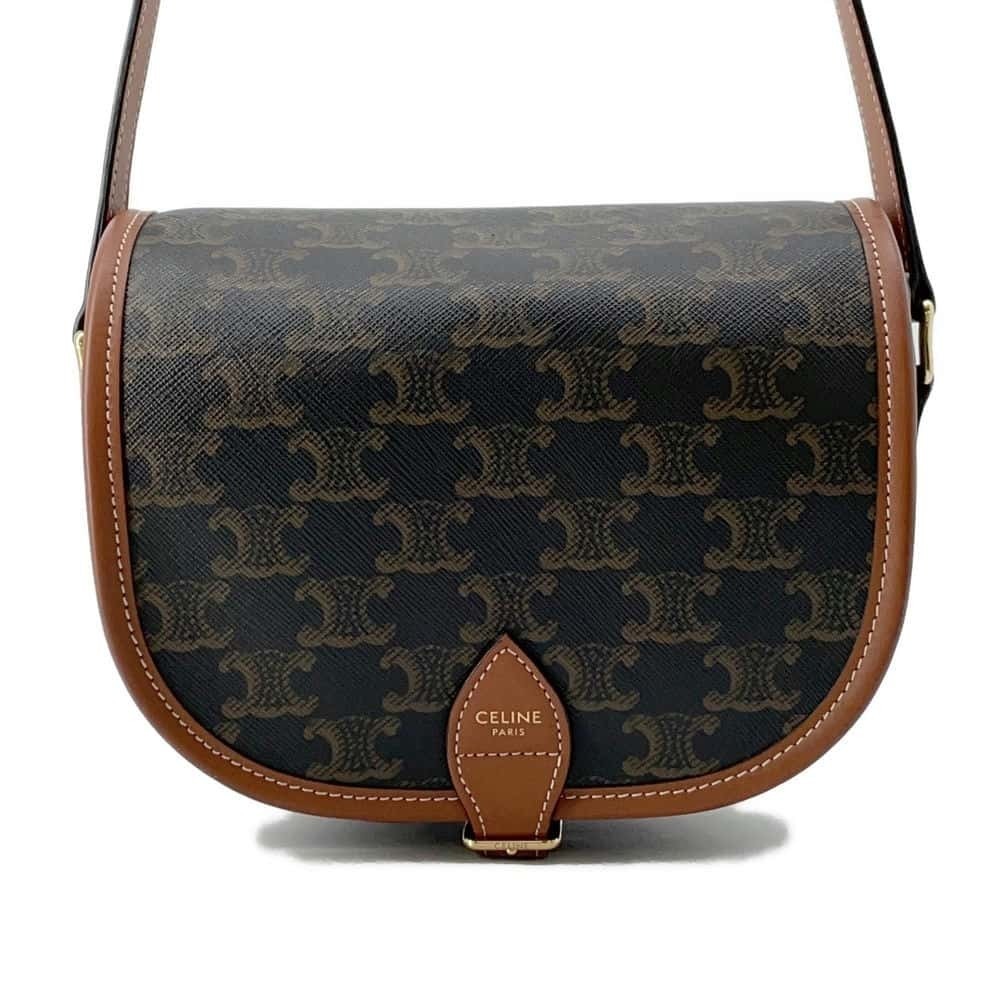 Celine Folco Triomphe Shoulder Bag